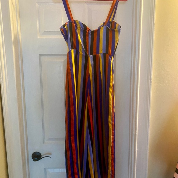 House of Harlow 1960 Striped Jumpsuit NWOT - Picture 2 of 4